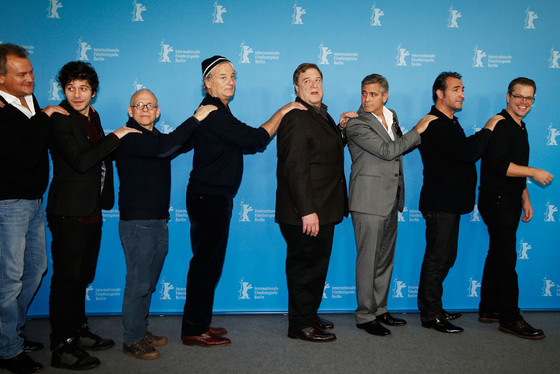Hugh Bonneville, Dimitri Leonidas, Bill Murray, John Goodman, George Clooney, Jean Dujardin, Matt Damon Hugh Bonneville, Dimitri Leonidas, Bill Murray, John Goodman, George Clooney, Jean Dujardin, Matt Damon